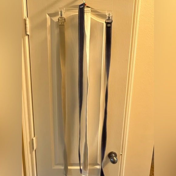 4- 42 inch belts, beige, white and 2 navy - Picture 2 of 5